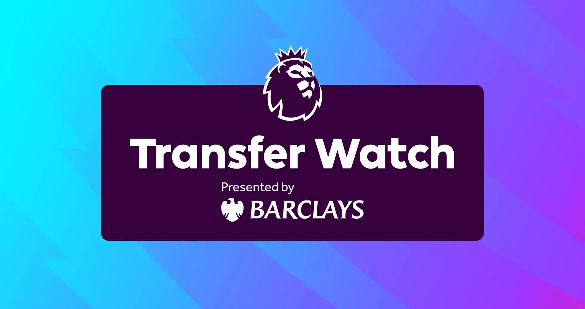 Логотип Transfer Watch на фоне градиента