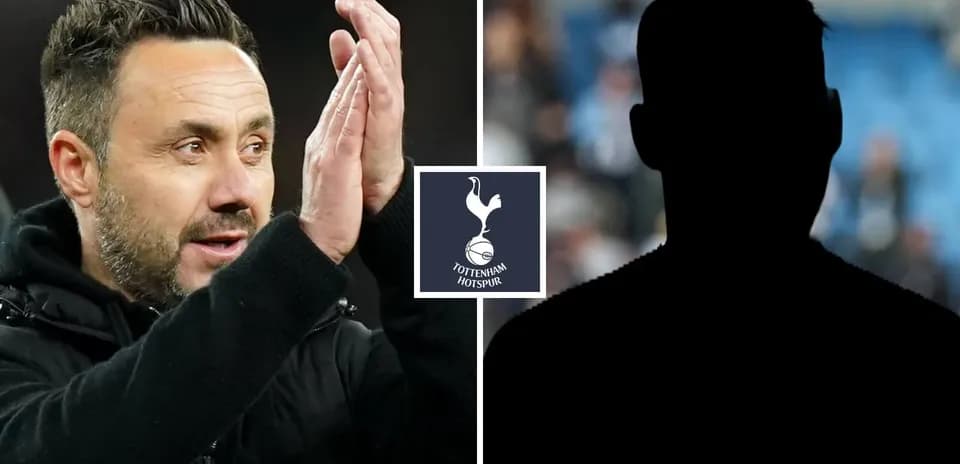 Тренер аплодирует, логотип Tottenham Hotspur на фоне
