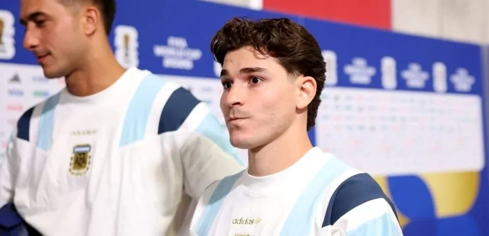 Игроки Аргентины перед матчем на чемпионате мира