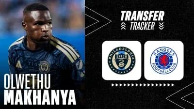 Olwethu Makhanya during transfer tracker graphic