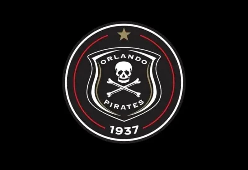 Логотип команды Orlando Pirates с черепом и костями Логотип команды Orlando Pirates с черепом и костями